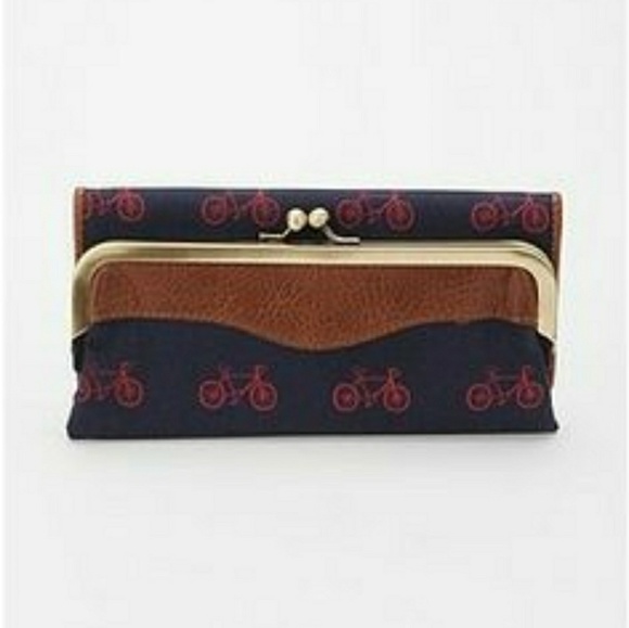 Urban Outfitters Handbags - Urban Outfitters Bicycle Wallet/Clutch Navy & Red